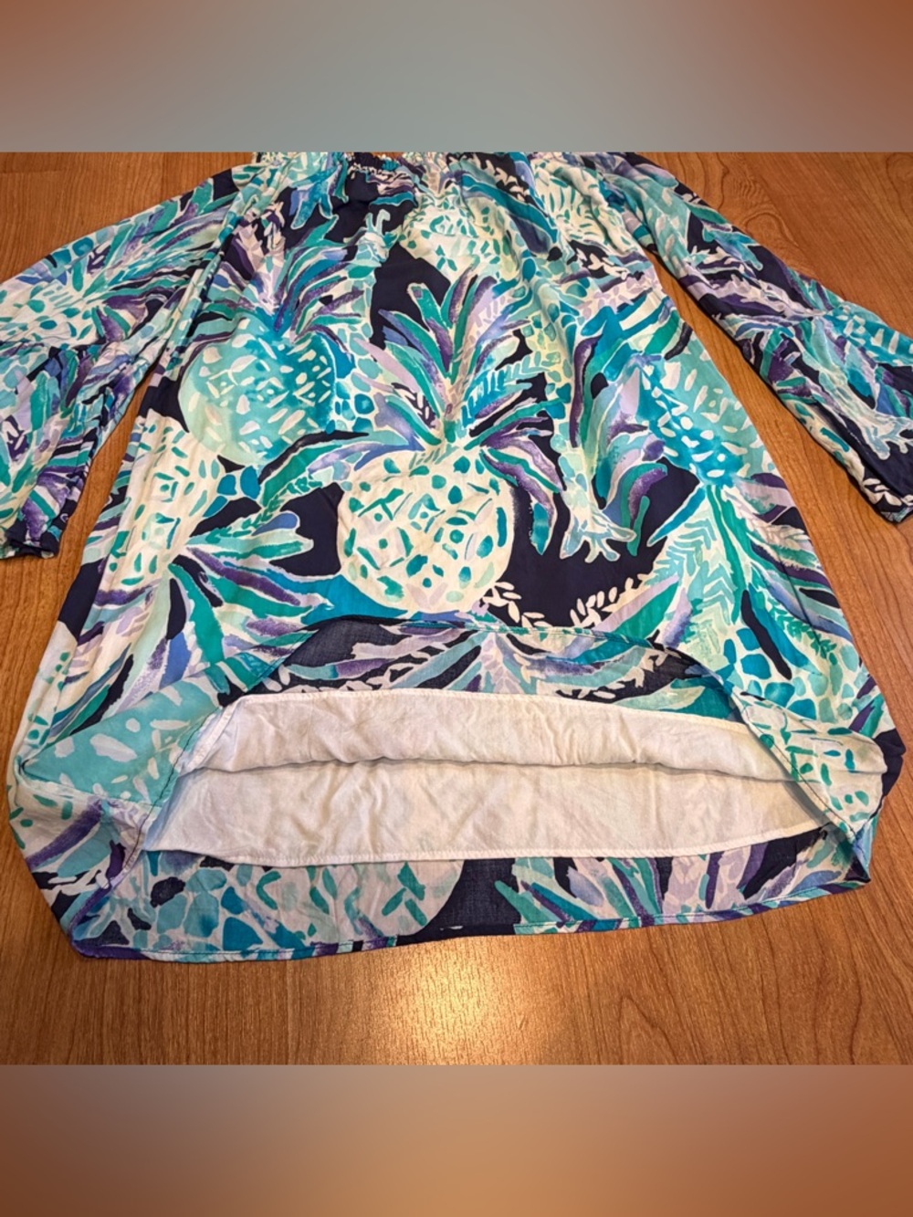 Lilly Pulitzer Women’s Nevie Bright Navy Alotta Colada Dress Size XS - Picture 5 of 13